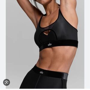 ALO Yoga Airlift Moonlight Bra- Black XXS